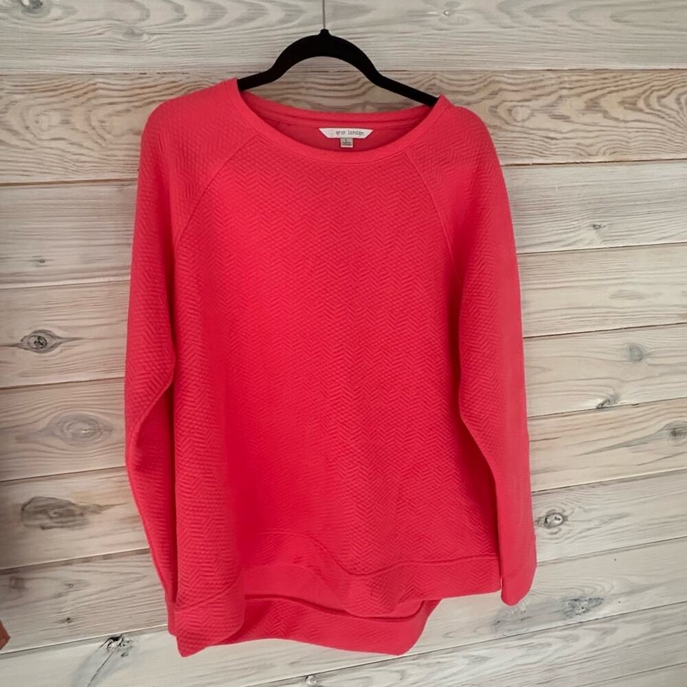 NWOT Erin London Sport's Dream Pink Long Sleeve Size Large